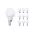 Mehrfachpackung 10x Noxion Lucent Lustre LED E14 Kugel Matt 2.5W 250lm - 827 Extra Warmweiß | Ersatz für 25W