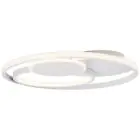 Brilliant Runda Deckenleuchte Metall Silicone Weiß 45W 5200lm - 830-865 CCT | 500mm - Fernsteuerung Dimmbar