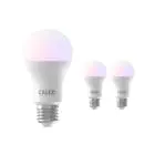 Mehrfachpackung 3x Calex Smart Standard LED Glühbirne E27 8,5W 806lm 2200-4000K RGB + CCT | Tuya Wi-Fi
