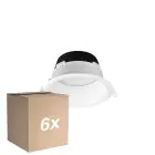 Mehrfachpackung 6x Noxion LED Downlight Hera Tief Einbau Weiß 21W 2400lm 100D - 827-830-840 CCT | 226mm - Ausschnitt 200mm